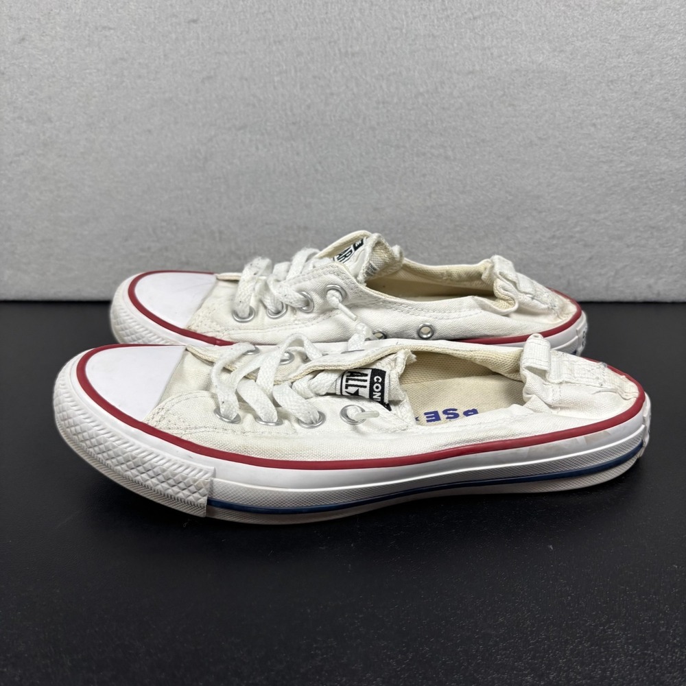 Converse Chuck Taylor All Star Women's Size 7 White Shoreline Slip On 537084F